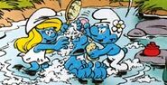 Sloppy Smurf did not want to get clean