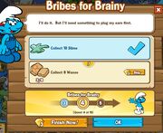 Bribes for Brainy