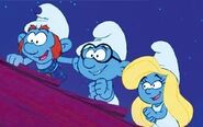 Gutsy Brainy and Smurfette