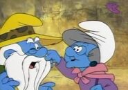 Grandpa Smurf and Nanny