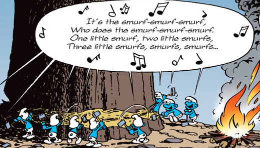 The Smurfs – Don't Stop Smurfing Lyrics