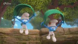 Parachute Smurfs (Jokes on You)