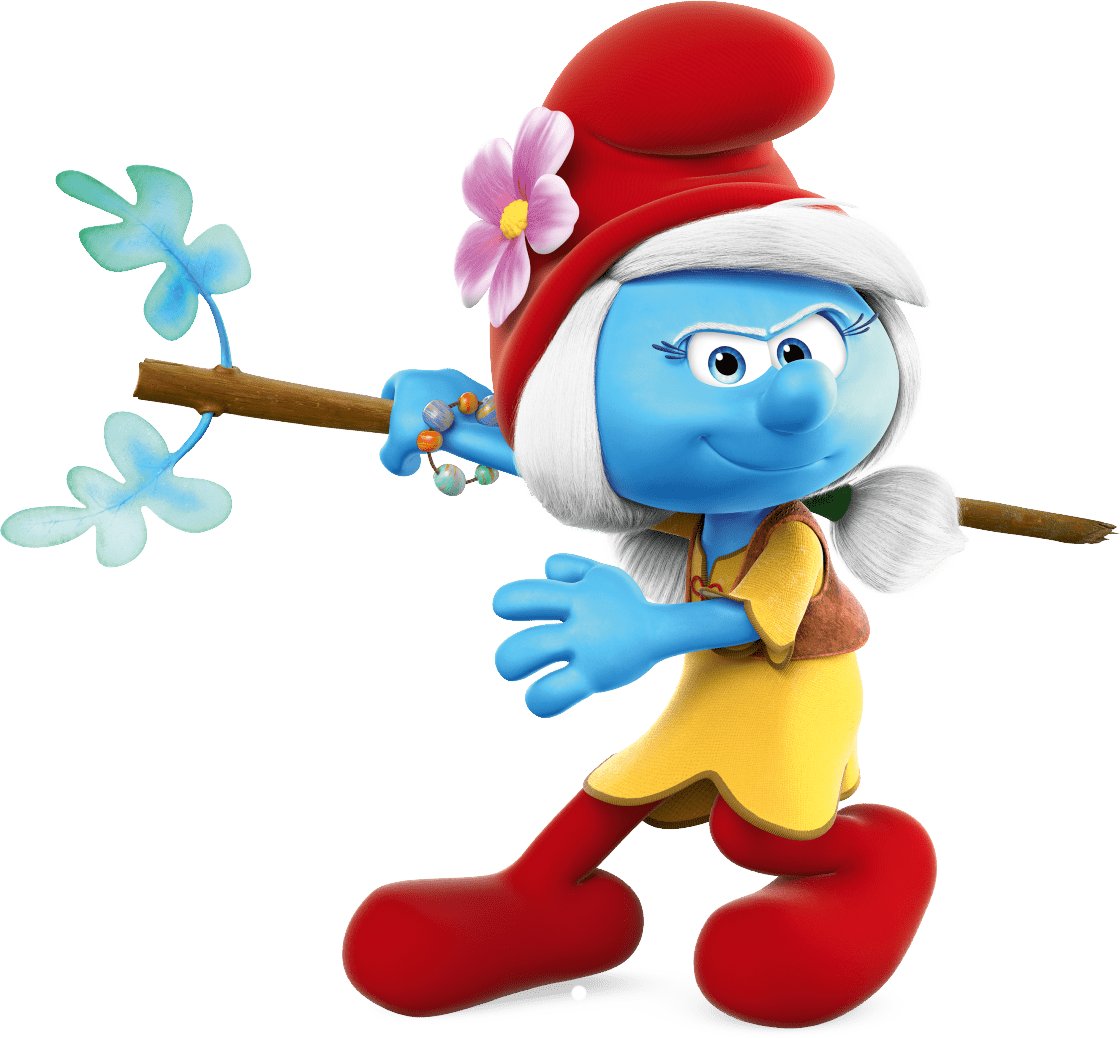 Smurfs The Lost Village Clumsy & Smurf Lily Figure (2 Pack)