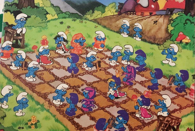 Playskool - Smurfs - Soccer Star - Wood Puzzle 325-8, Smurfs Wiki