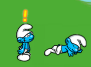 Clumsy from Smurfs' Village.