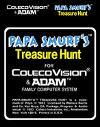 Label creation for the unreleased Papa Smurf's Treasure Hunt