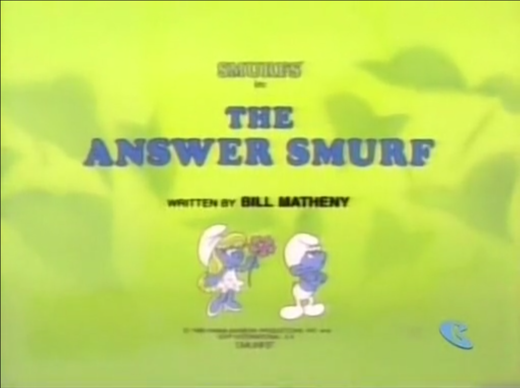 Re: The Smurf Report button - Answer HQ