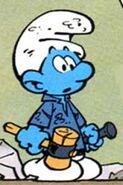 Sculptor Smurf