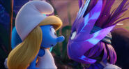 Smurfette and Smurflily's 2nd encounter