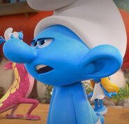 Grouchy Smurf (Leaping Lizards)