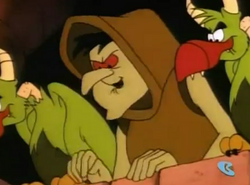 The real form of Allura watches her slaves work.