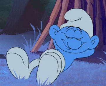 Sleepy smurf hotsell