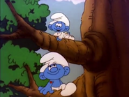 "How did that little squeezer gets up in that tree? That ought to be fun!"