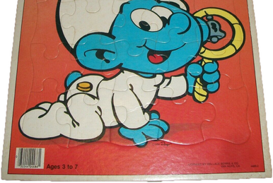 Playskool - Smurfs - Soccer Star - Wood Puzzle 325-8, Smurfs Wiki