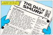 The Daily Smurf, the Smurf Village newspaper in official English