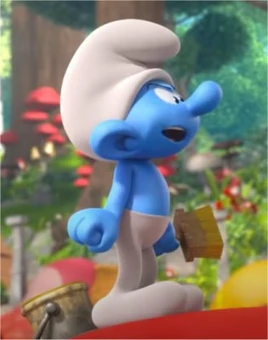 Yellow Painter Smurf