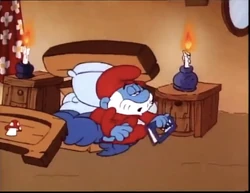 Papa’s bed collapses