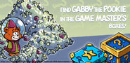 Find Gabby the Pookie in the game master´s boxes!