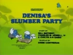 Denisa's Slumber Party Title Card