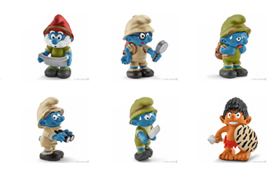The Smurfs Collectable 8 Figure Pack Gift Set Toy Review, Jakks