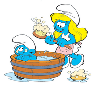 Smurfette and Baby 1