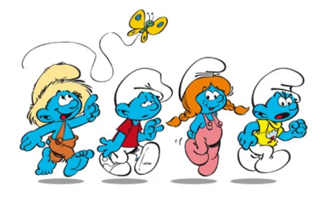 smurfette having a baby