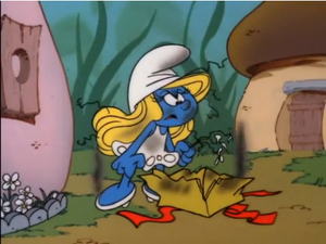 Smurfette mad Jokey's Medicine