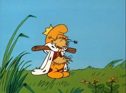 King Smurf Scarecrow