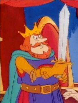 King Arthur With Excalibur
