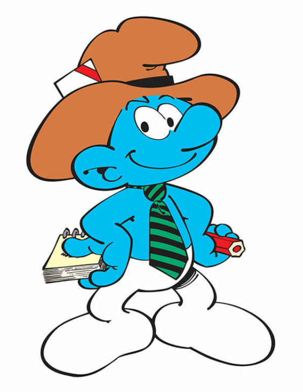 OS SMURFS - O SMURF REPÓRTER