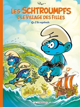 Les-Schtroumpfs-et-le-village-des-filles-Tome-6-L-ile-vagabonde
