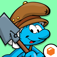 Archaeologist Smurf Icon 2015