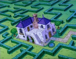 The house in the middle of a maze, where Malchior lives.