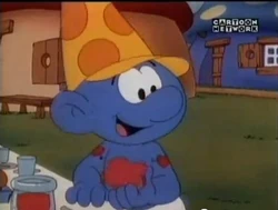 Hefty noticeably has his tattoo on both arms in this episode.