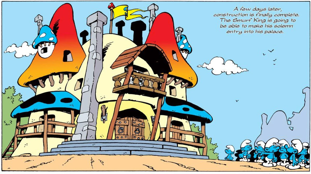 King Smurf's castle Smurfs Wiki Fandom