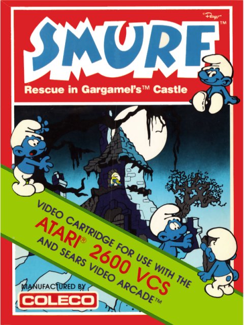 smurfs atari