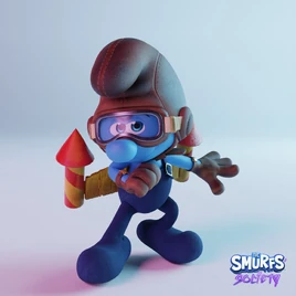 The Smurfs' Society (As "Flying Smurf")