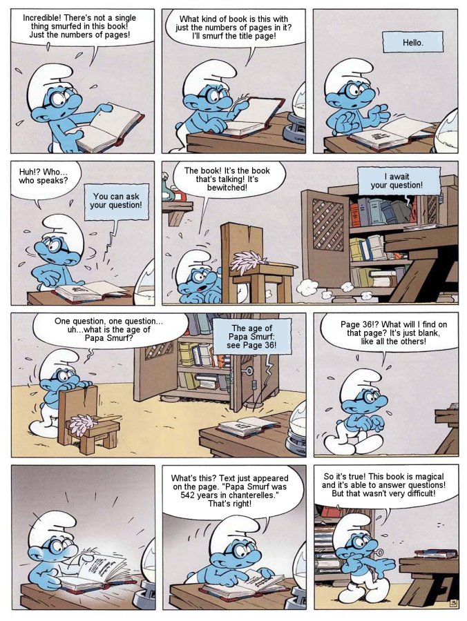 The Book That Tells Everything Smurfs Wiki Fandom