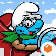 Flying Smurf Icon
