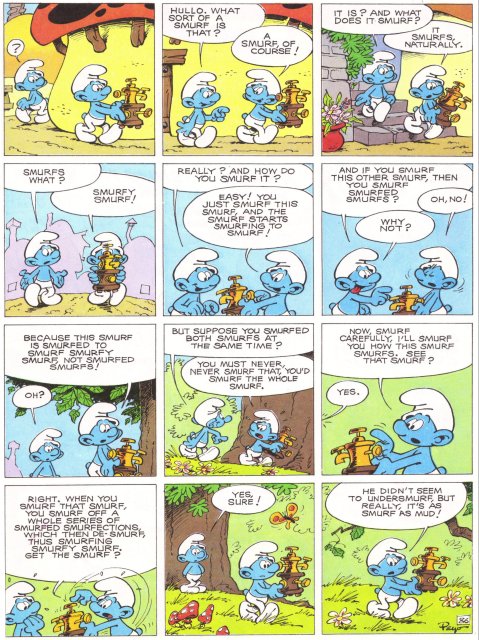 Smurf (language), Smurfs Wiki