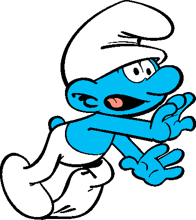 the smurfs wallpaper clumsy