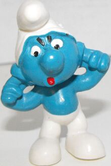 Earache Smurf figure