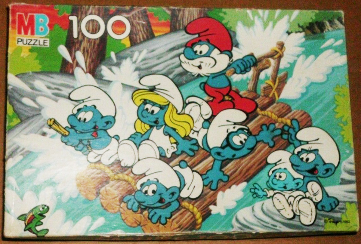 Smurf Board Games Smurf Spin-A-Round Game The Smurf River Ride