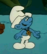 Marco Smurf's hat resembles that of a 17th Century sea captain.