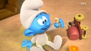 Baby Smurf in The Nanny Robot