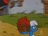 The epilogue after Clumsy Smurf and the other Smurfs escaped from Gargamel, which were cut in the syndicated version, including present-day DVD releases and official YouTube version.