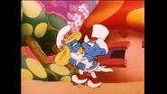 Smurfette and Hefty Smurf Honeymoon