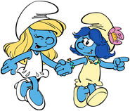 Smurfblossom-smurfette