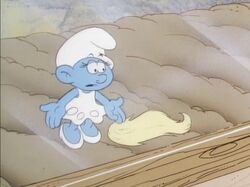 Hell hath no fury like a Smurfette shorn.