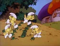 Every Smurf's trying to do the Bird!